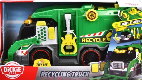 Dickie Toys - Skraldebil - Med Lys Og Lyd