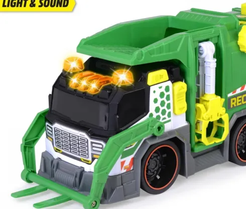 Dickie Toys - Skraldebil - Med Lys Og Lyd