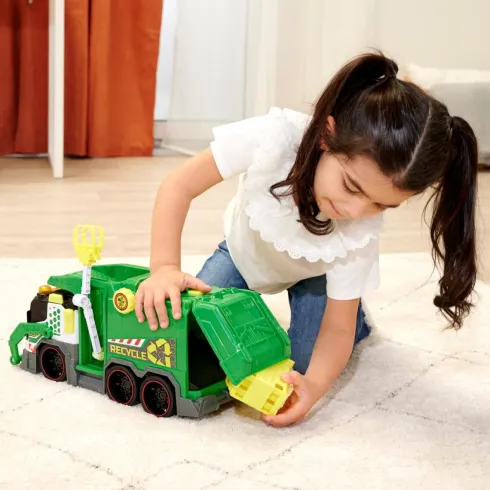 Dickie Toys - Skraldebil - Med Lys Og Lyd