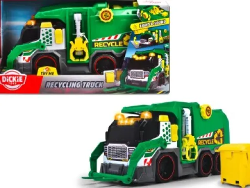 Dickie Toys - Skraldebil - Med Lys Og Lyd
