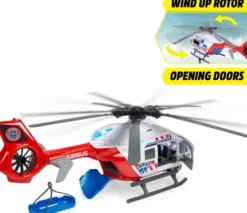Dickie Toys - Stor Rednings Helikopter Med Lys Og Lyd