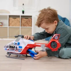 Dickie Toys - Stor Rednings Helikopter Med Lys Og Lyd