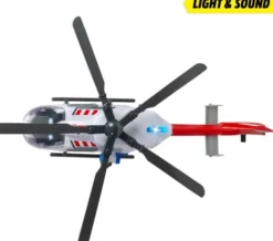 Dickie Toys - Stor Rednings Helikopter Med Lys Og Lyd