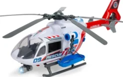 Dickie Toys - Stor Rednings Helikopter Med Lys Og Lyd
