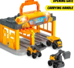 Dickie Toys - Volco Micro Construction Station - Med Lys Og Lyd