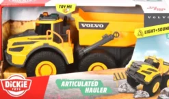 Dickie Toys - Volvo Articulated Hauler - Dumper Legetøj - Lys Lyd