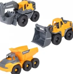 Dickie Toys - Volvo Construction Legesæt - 3 Køretøjer