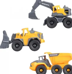Dickie Toys - Volvo Construction Legesæt - 3 Køretøjer