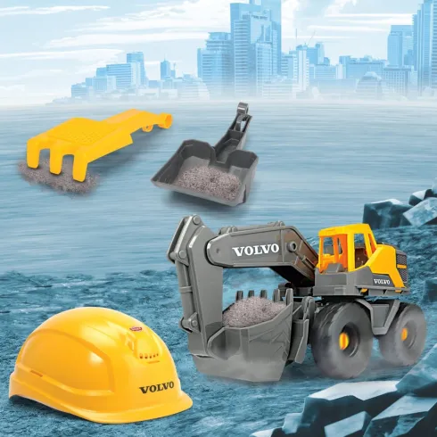 Dickie Toys - Volvo Tough Excavator Playset - Gravemaskine Sæt