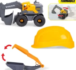 Dickie Toys - Volvo Tough Excavator Playset - Gravemaskine Sæt