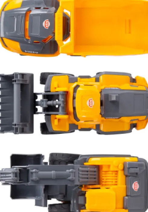 Dickie Toys - Volvo Tough Workers - Byggepladskøretøjer - 3-Pak