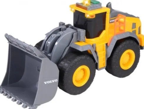 Dickie Toys - Volvo Wheel Loader - Hjullæsser Legetøj - Lys Og Lyd