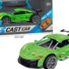 Die-Cast Pull Back Car W/Sound & 'Try-Me', Green - Klx Toys