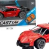 Die-Cast Pull Back Car W/Sound & 'Try-Me', Red - Klx Toys