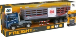 Die-Cast Truck W/Animal Trailer, Light & Sound - Klx Toys