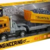 Die-Cast Truck W/Dumper, Friction, Light & Sound - Klx Toys