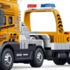 Die-Cast Truck W/Hanger, Bulldozer Light & Sound - Klx Toys