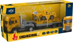 Die-Cast Truck W/Hanger, Bulldozer Light & Sound - Klx Toys