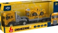 Die-Cast Truck W/Hanger, Bulldozer Light & Sound - Klx Toys