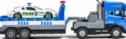 Die-Cast Truck W/Hanger, Police Car, Light & Sound - Klx Toys