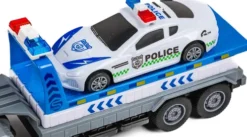 Die-Cast Truck W/Hanger, Police Car, Light & Sound - Klx Toys