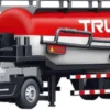 Die-Cast Truck With Tank Trailer W/Light & Sound - Klx Toys