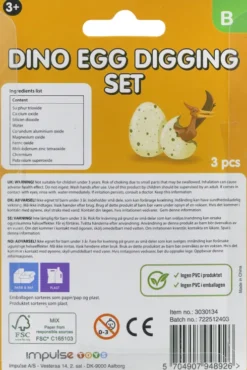 Dinosaur Æg Legetøj - Udgravningssæt Til Børn