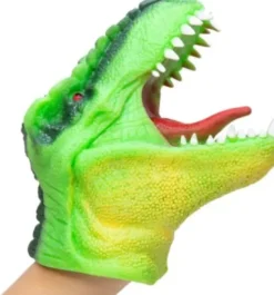 Dinosaur Hånddukke I Gummi - Assorteret