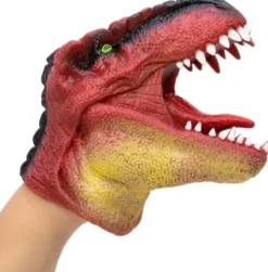 Dinosaur Hånddukke I Gummi - Assorteret