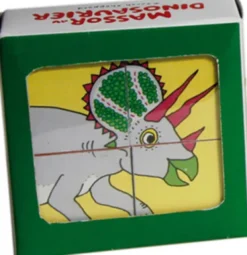 Dinosaurier Billedklodser - 4 Klodser