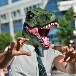 Dinosaur Maske Til Børn - Mikamax