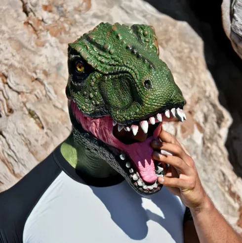 Dinosaur Maske Til Børn - Mikamax