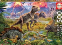 Dinosaur Puslespil - 500 Brikker - Educa