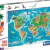 Dinosaur Puslespil - Kort - Super - 180 Brikker - Clementoni