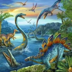 Dinosaur Puslespil - 3X49 Brikker - Ravensburger