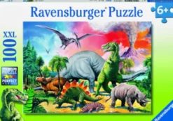 Dinosaur Puslespil - 100 Xxl Brikker - Ravensburger