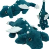 Dino World - Drage Bamse Med Glittervinger - Petrol