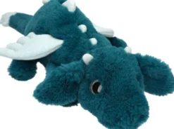 Dino World - Drage Bamse Med Glittervinger - Petrol