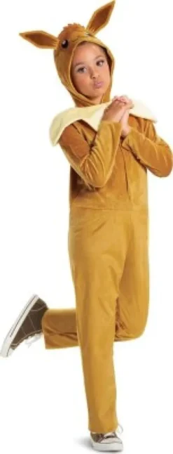 Disguise - Eevee Jumpsuit Kostume Til Børn - Pokémon - 116 CM
