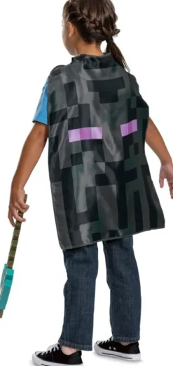 Disguise - Minecraft Kostume - Pickaxe Økse Og Kappe
