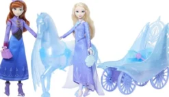 Disney Frozen - Anna And Elsa Ice Carriage Fun - Mattel Jly82
