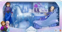 Disney Frozen - Anna And Elsa Ice Carriage Fun - Mattel Jly82