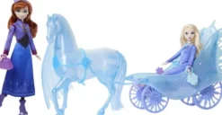 Disney Frozen - Anna And Elsa Ice Carriage Fun - Mattel Jly82