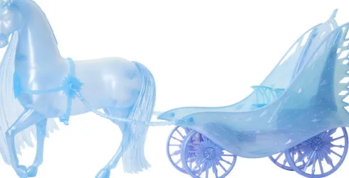 Disney Frozen - Anna And Elsa Ice Carriage Fun - Mattel Jly82