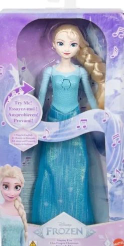 Disney Frozen - Syngende Elsa Dukke - Let It Go - Engelsk