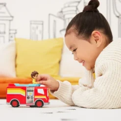 Disney Junior Firebuds - Legetøjs Brandbil - Bo And Flash
