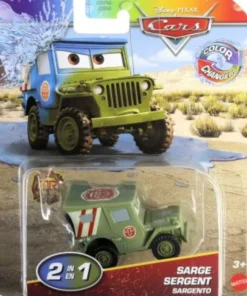 Disney Pixar - Cars - Color Changers - Sarge Bil
