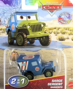 Disney Pixar - Cars - Color Changers - Sarge Bil