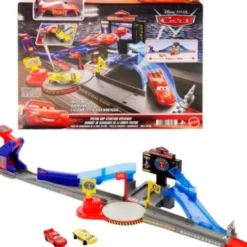 Disney Pixar Cars - Piston Cup Stunting Speedway - Mattel Jhl42