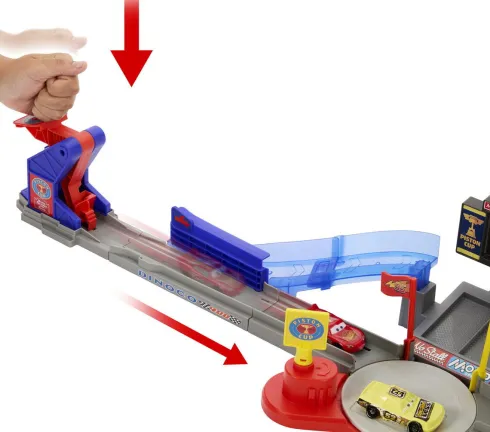 Disney Pixar Cars - Piston Cup Stunting Speedway - Mattel Jhl42